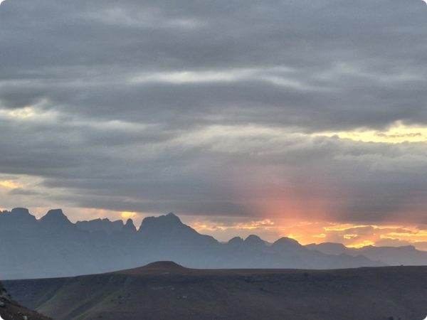 The Cathedral Peak Area from Stable Cave